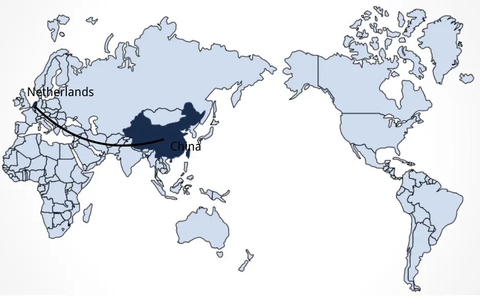 Shipping From China to Netherlands