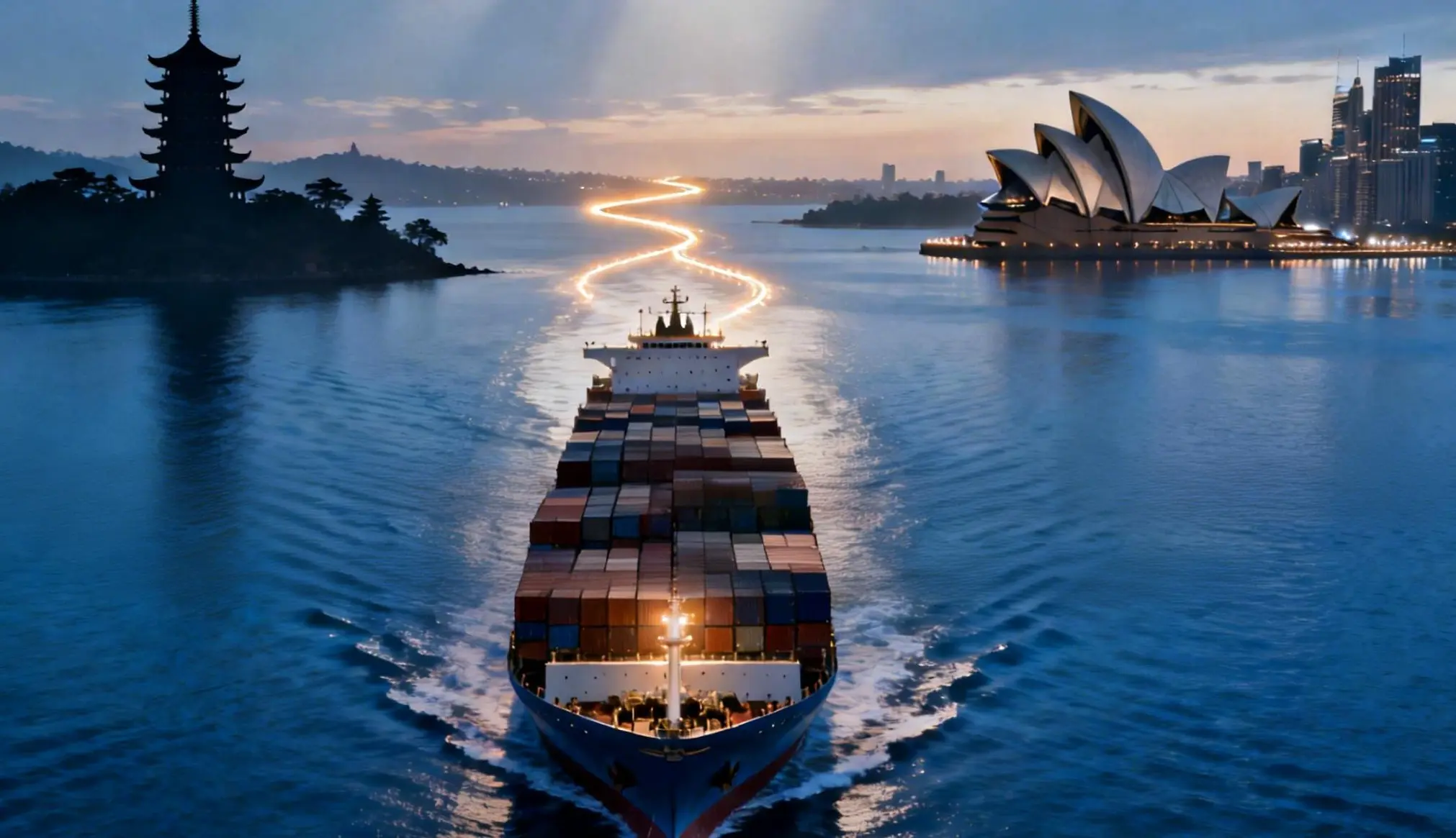 Shipping from China to Australia