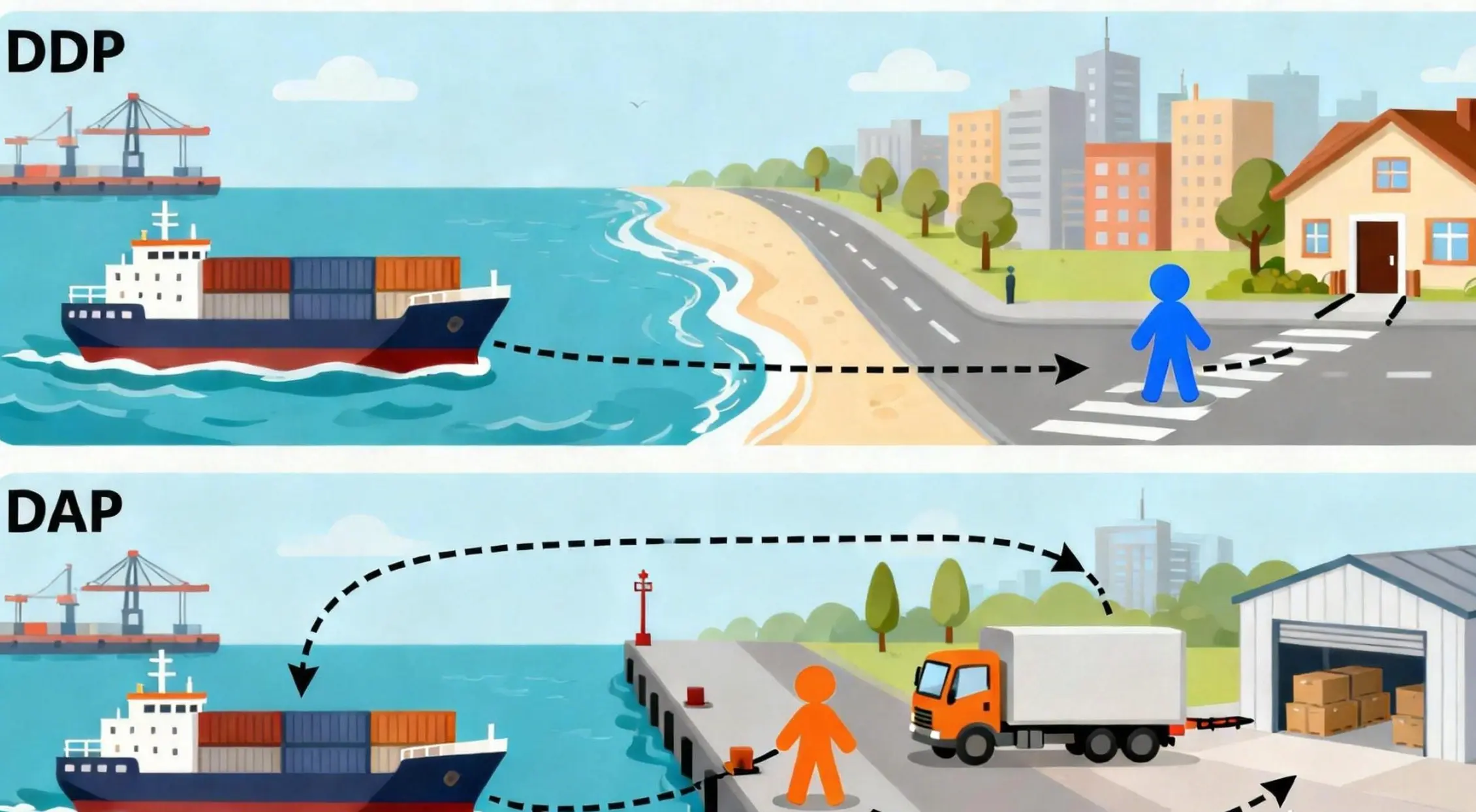 difference of ddp vs dap