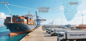 DDP Sea Shipping from China to Uganda