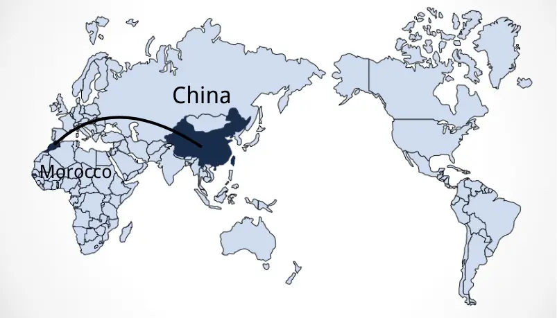 Shipping From China To Morocco