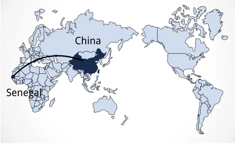 Shipping From China To Senegal