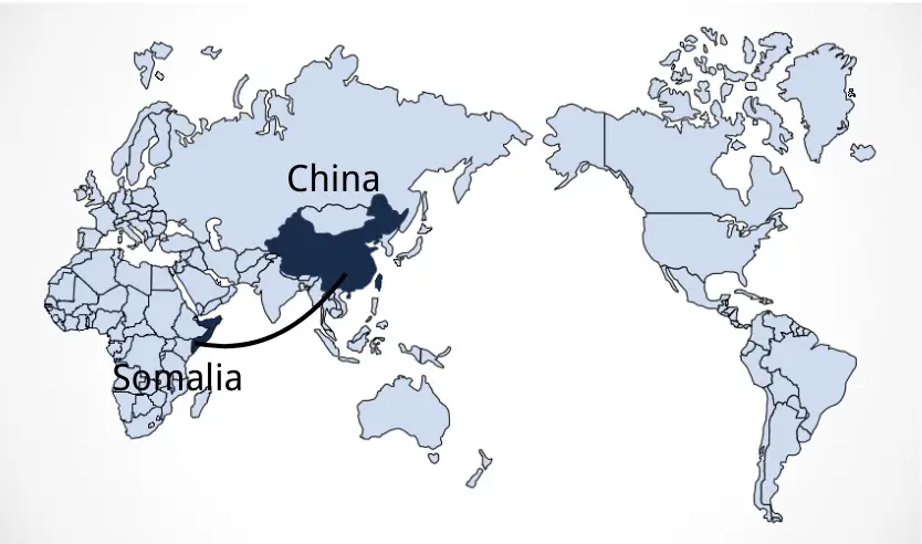 Shipping From China To Somalia