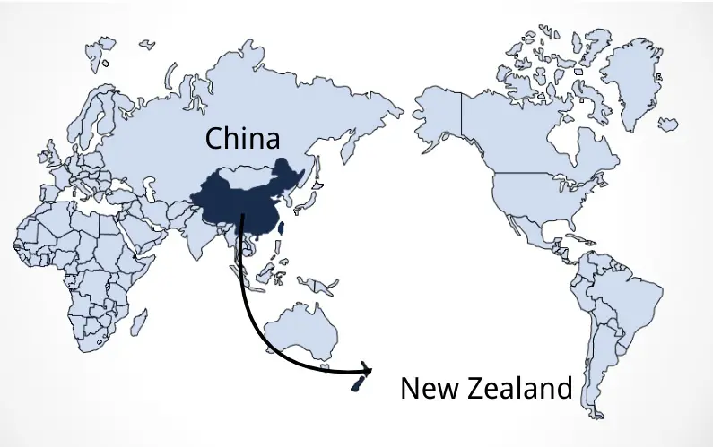 Shipping From China to New Zealand