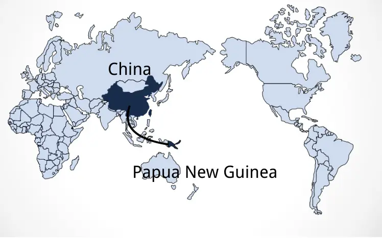 Shipping From China to Papua New Guinea