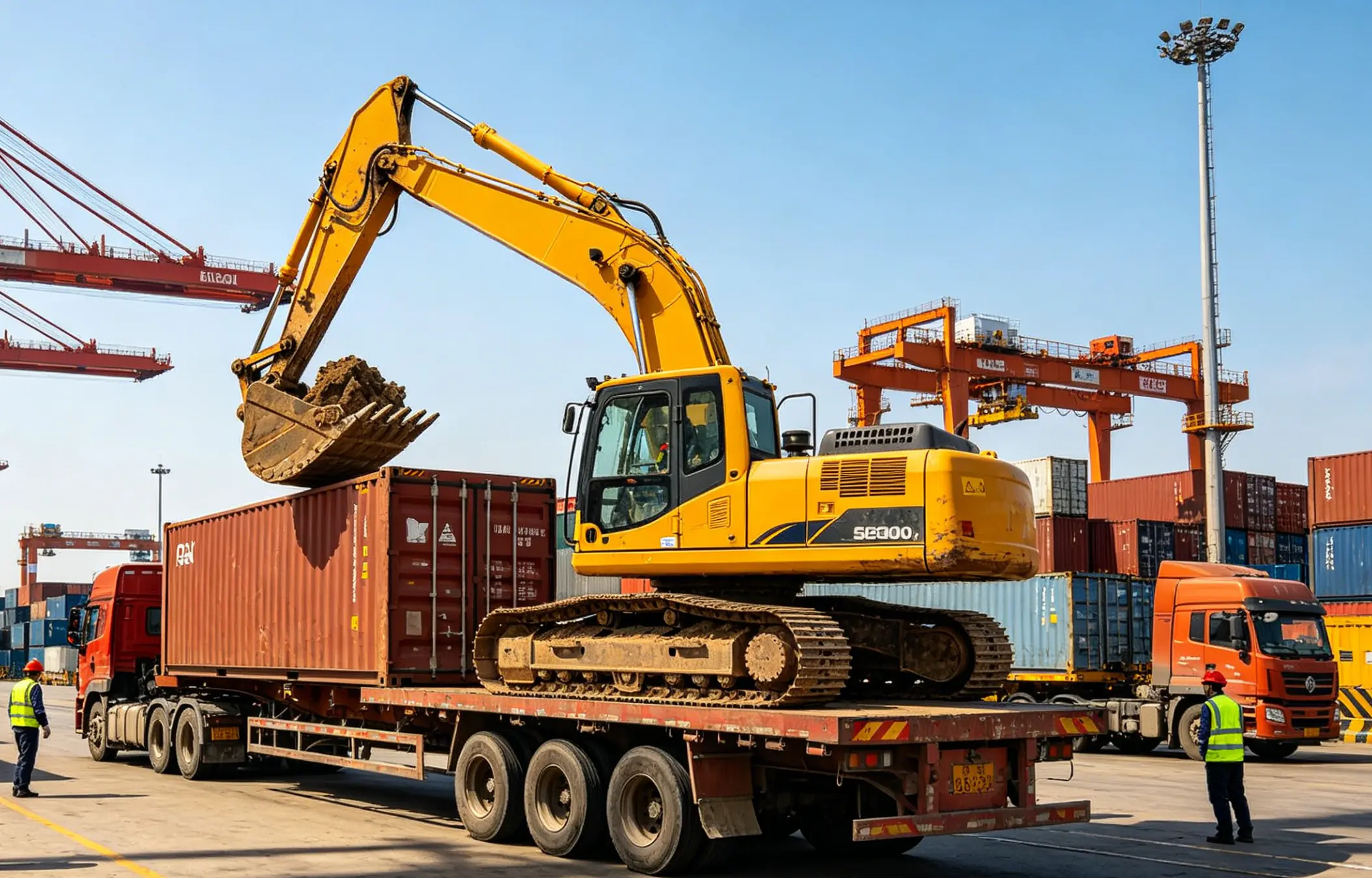 How to Import and Ship Excavators from China to South Africa