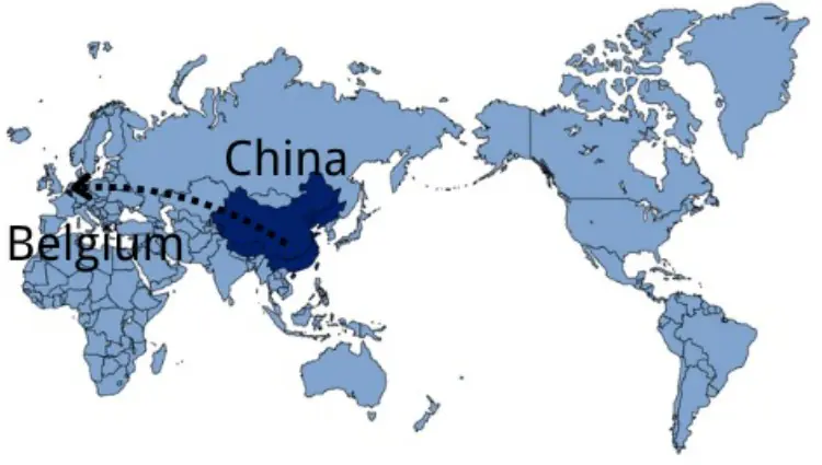 Shipping From China to Belgium