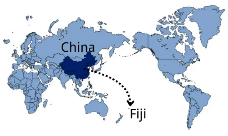 Shipping From China to Fiji