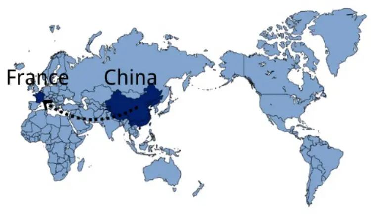Shipping From China to France
