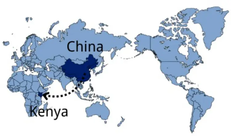 Shipping From China to Kenya