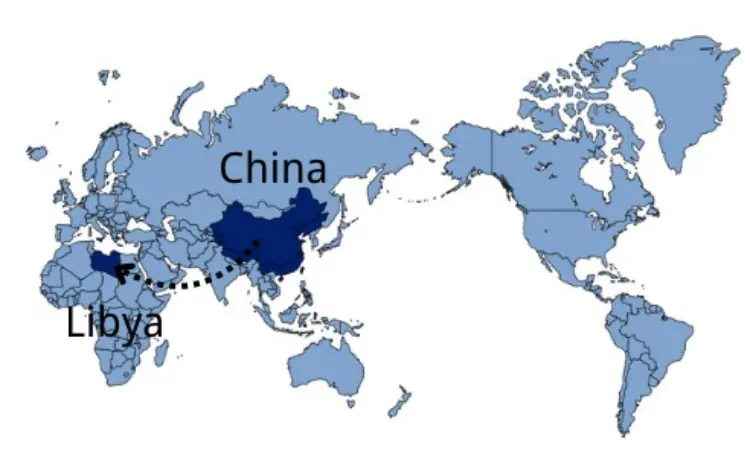 Shipping From China to Libya