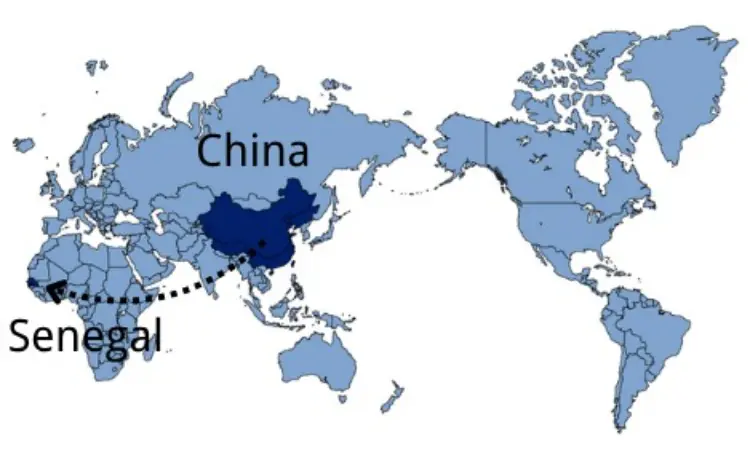 Shipping From China to Senegal
