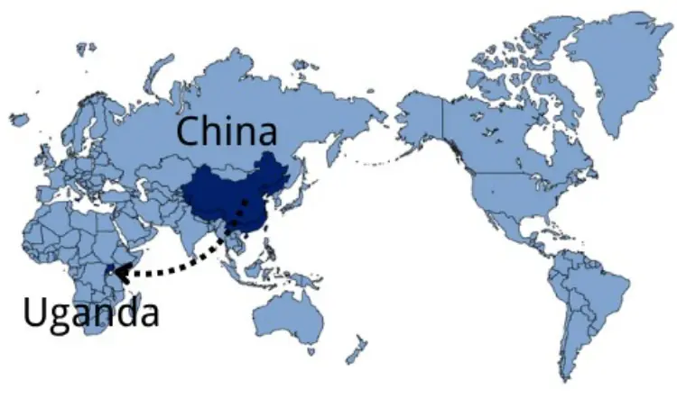 Shipping From China to Uganda