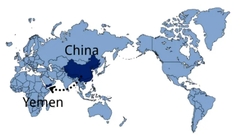 Shipping From China to Yemen