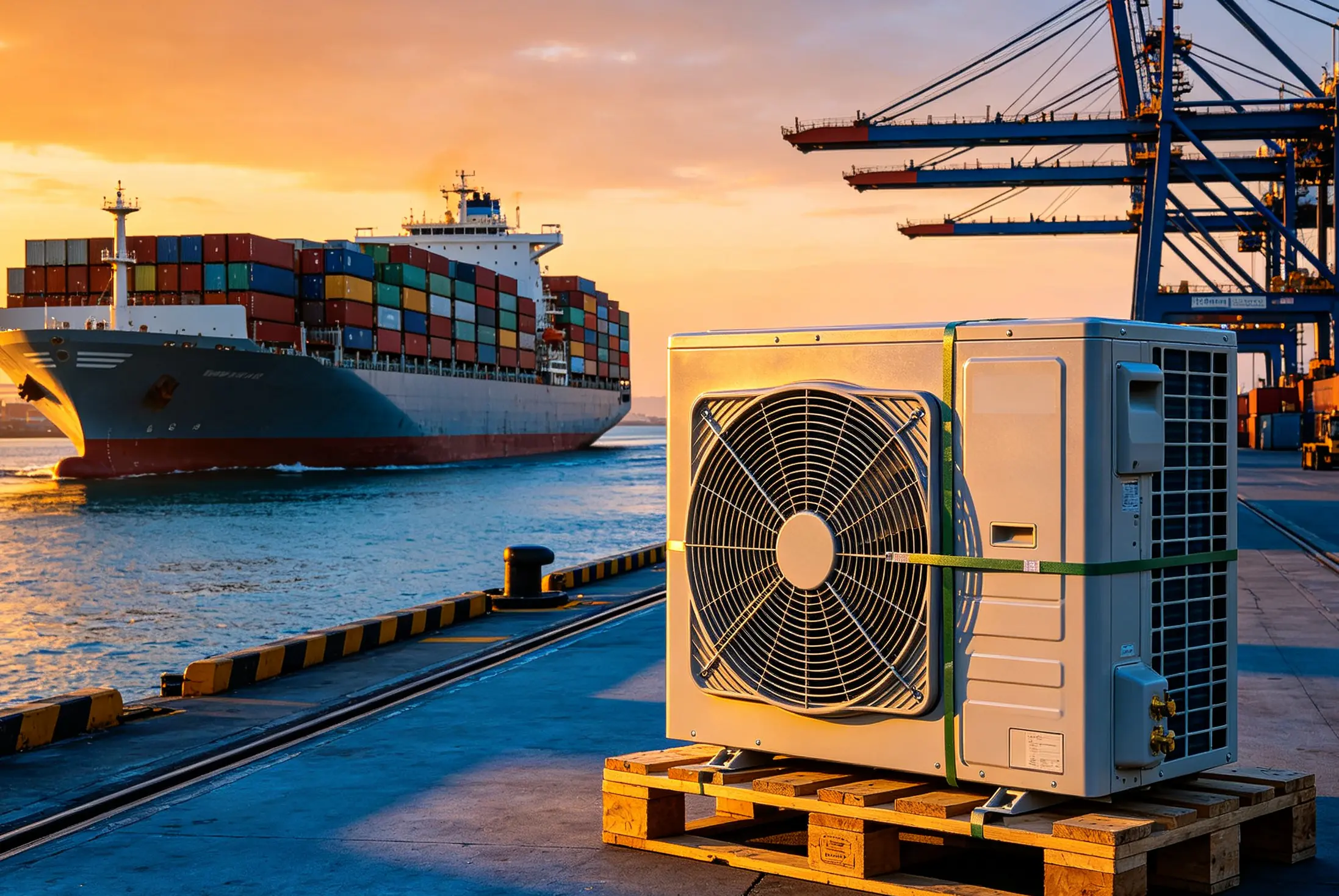 How to Ship Air Conditioner from China to France