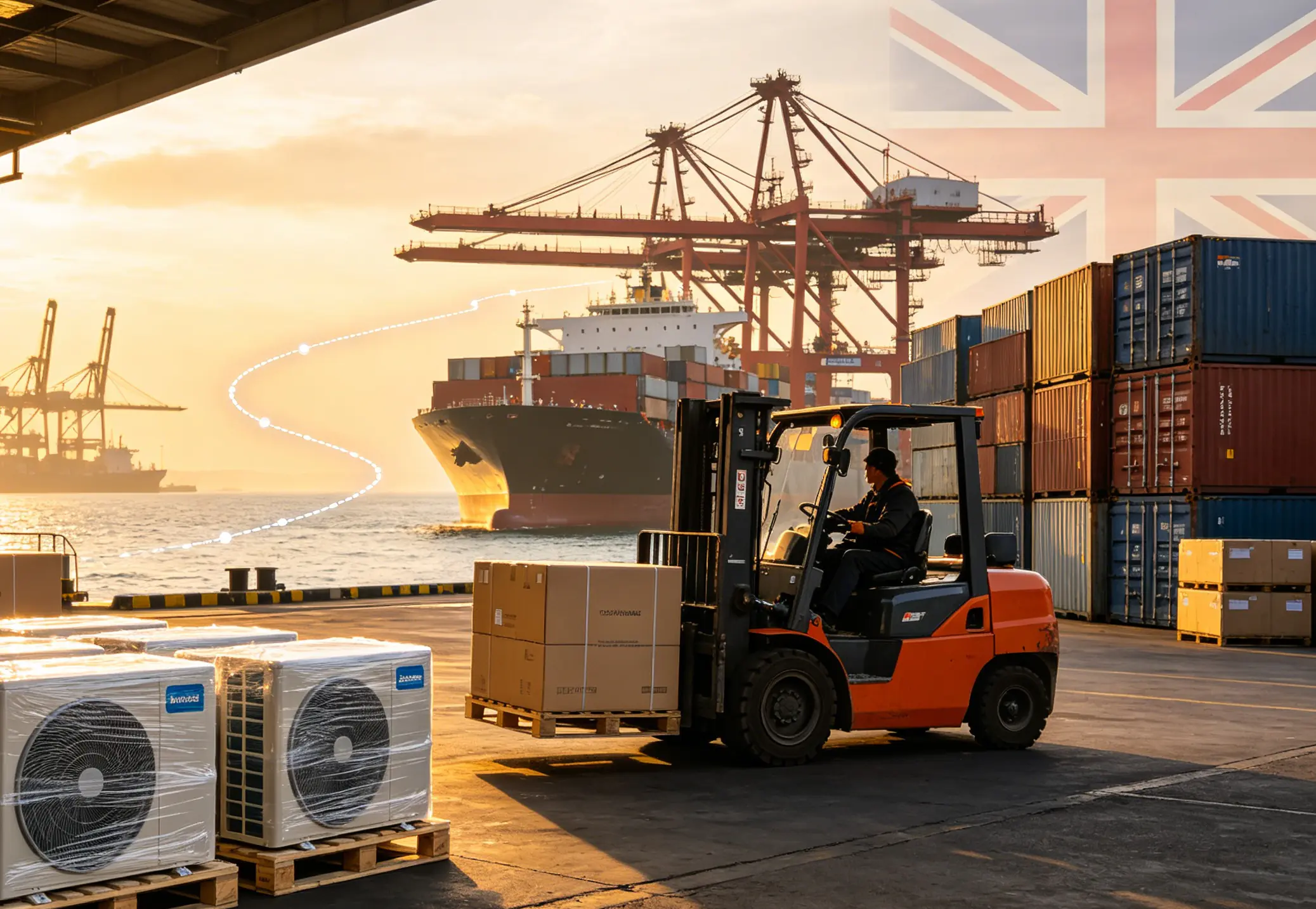 How to Ship Air Conditioners from China to the UK