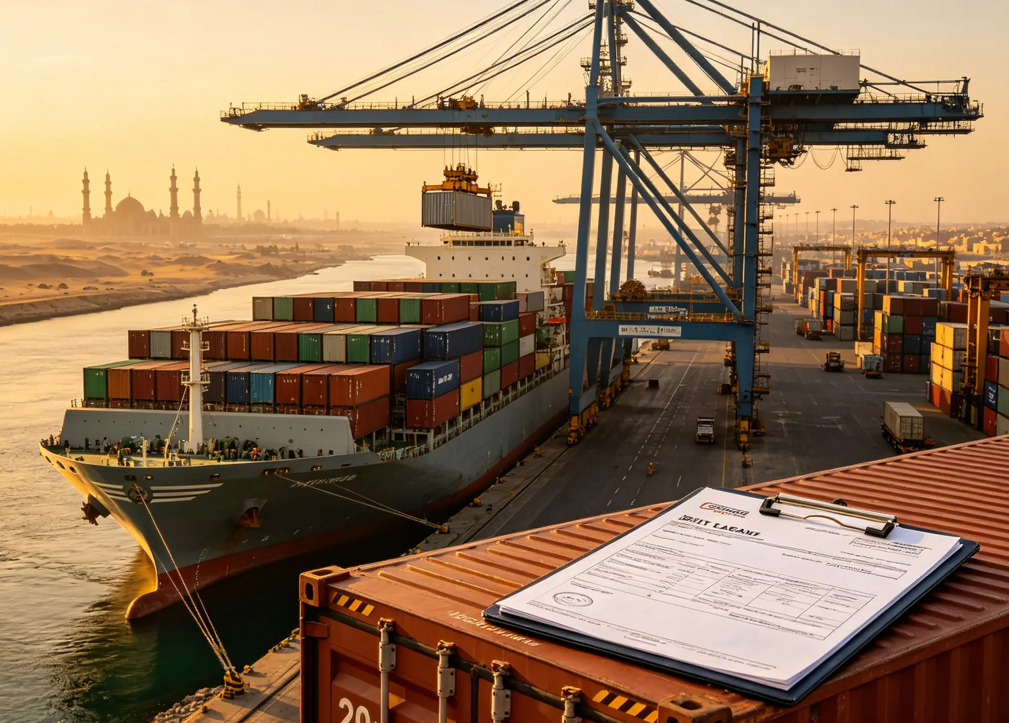 FCL Shipping from China to Egypt